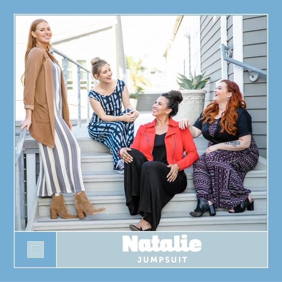 Gorgeous LulaRoe XL Fuchsia Natalie Jumpsuit - Picture 8 of 8